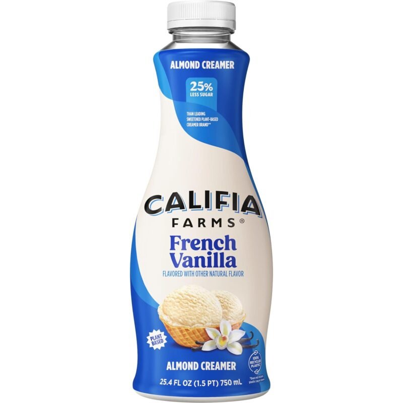 Savor the Creamy Delight: Califia Farms French Vanilla Almond Milk Creamer Review
