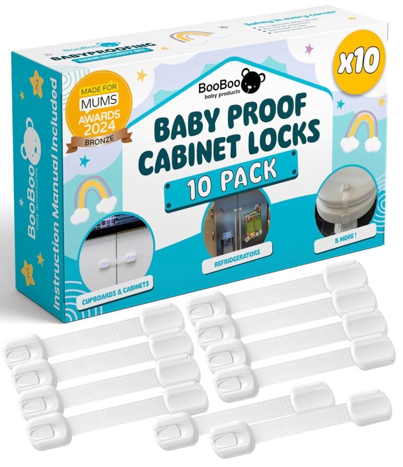 Secure Your Home: Booboo® Premium Cabinet Locks Review for Smart Baby Proofing