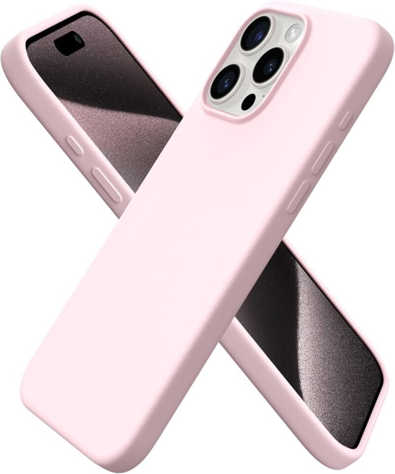 Sleek Protection: ORNARTO's Chalk Pink iPhone 15 Pro Max Case Review