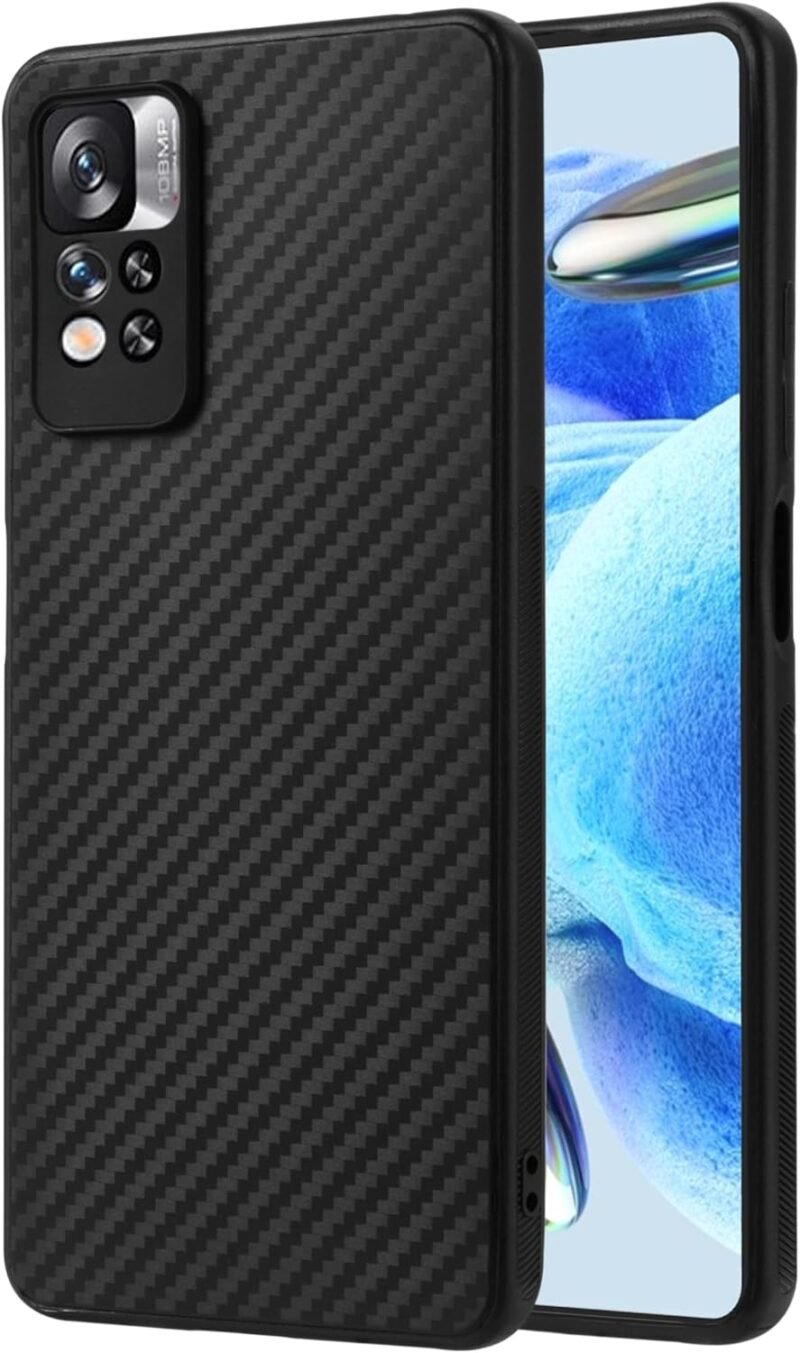 Sleek Protection: Review of the Matte Carbon Fiber Case for Xiaomi Redmi Note 12 Pro 4G