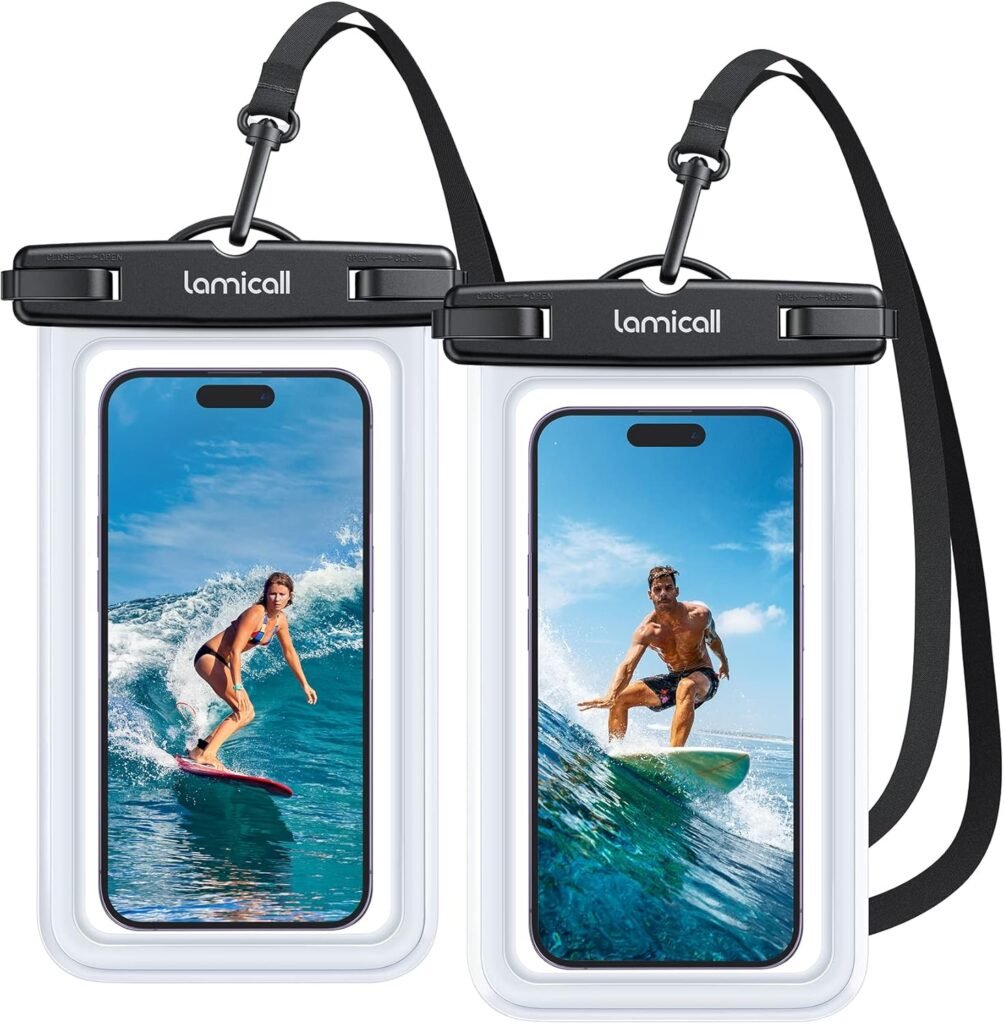 Stay Dry Anywhere: Lamicall Waterproof Phone Pouch Review!