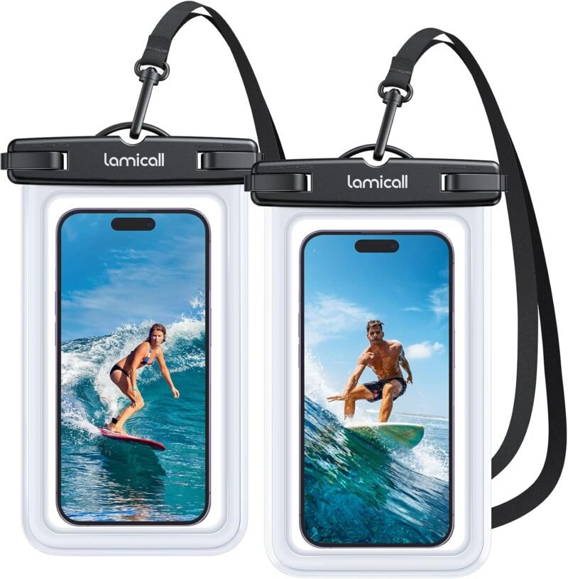 Stay Dry Anywhere: Lamicall Waterproof Phone Pouch Review!