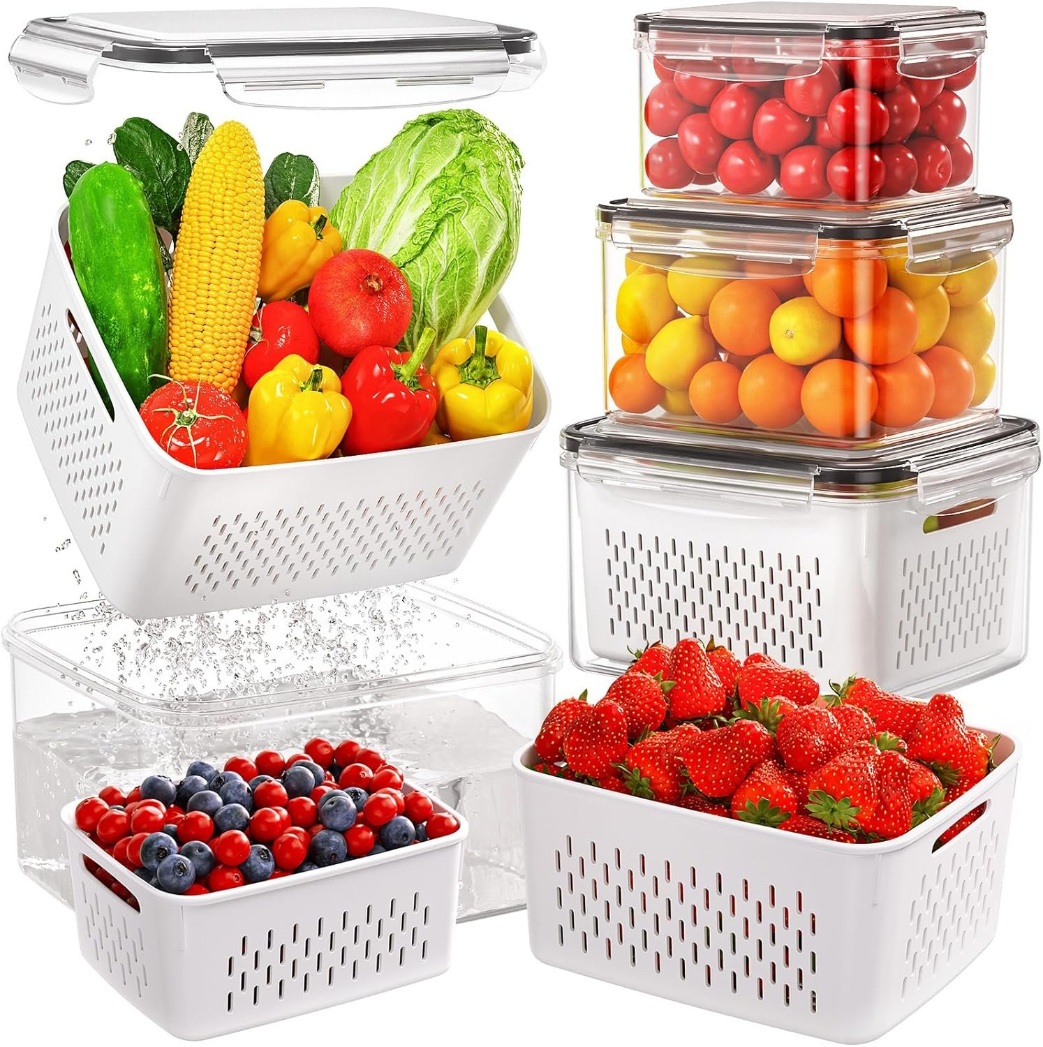 Stay Fresh: 4 PCS All-In-One Fruit Storage Containers Review!