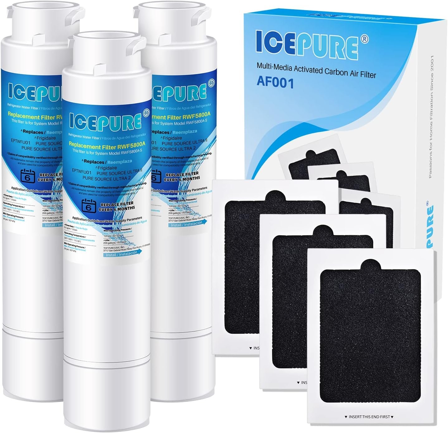 Stay Hydrated: Top Review of the ICEPURE RWF5800A Water Filter for Pure and Fresh Refrigerated Water!