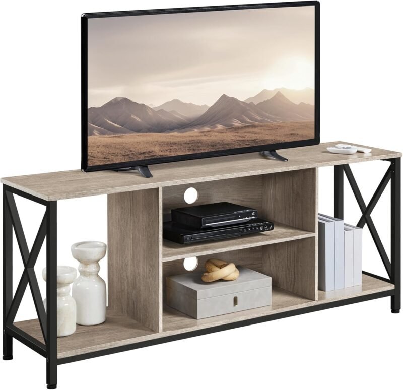 Stylish and Functional: The Yaheetech TV Stand Review for Your Living Room