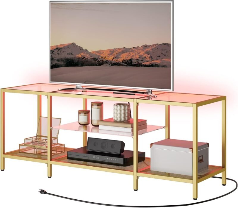Stylish & Functional: HOOBRO LED TV Stand Review for Modern Living Rooms