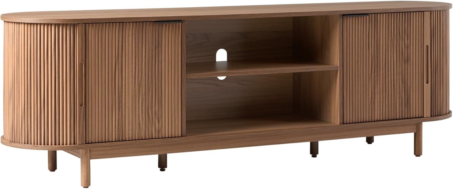 Stylish & Functional: Walker Edison Modern Curved TV Stand Review