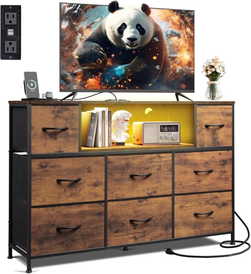 Stylish & Functional: WLIVE Dresser Review for Your Bedroom and TV Needs