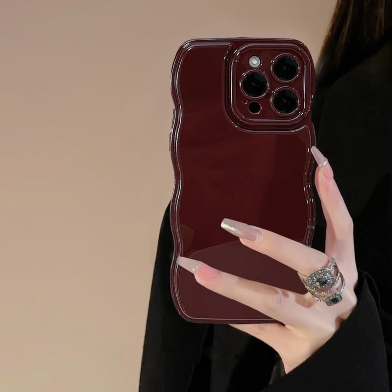 Stylish Protection: FABSPARK Wine Red iPhone 13 Case Review