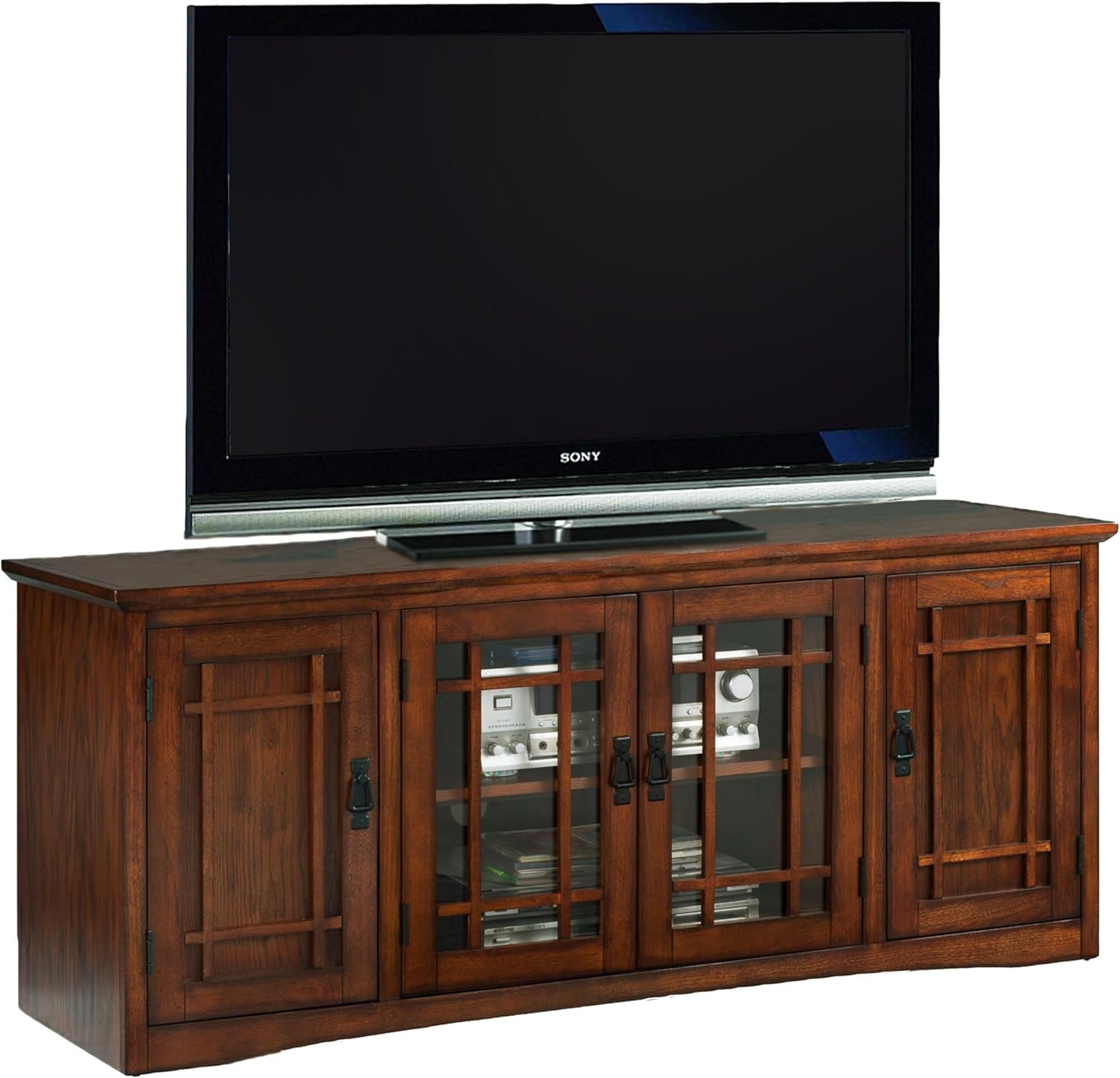 Stylish Storage: Leick Home Mission Oak TV Stand Review