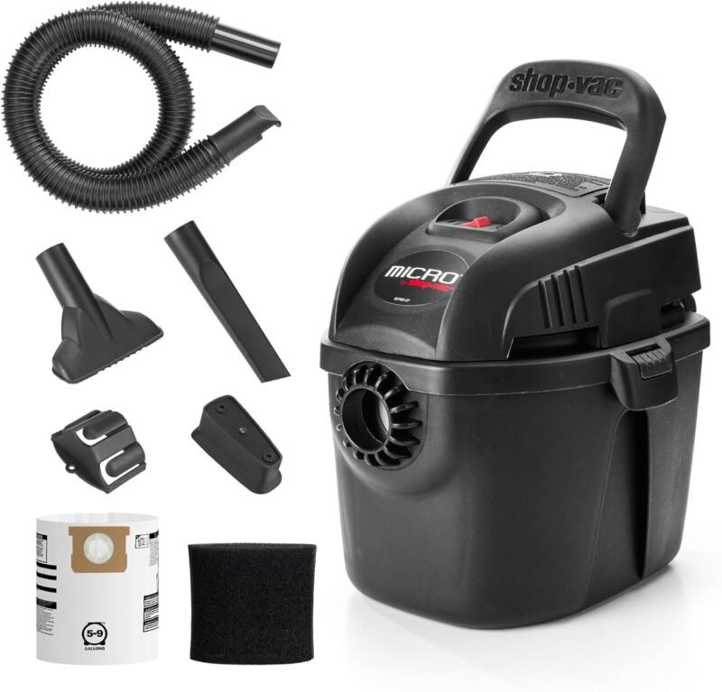 Tackle Messes with Ease: Shop-Vac 1 Gallon Micro Wet/Dry Vacuum Review