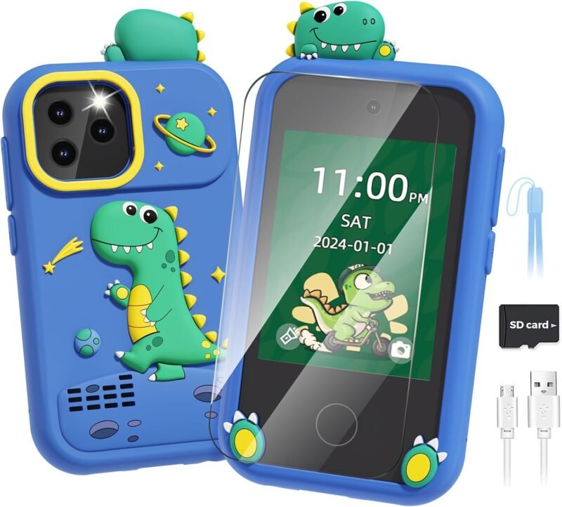 The Perfect Gift: Smart Phone for Kids Ages 4-10 - Fun, Educational, and Durable!