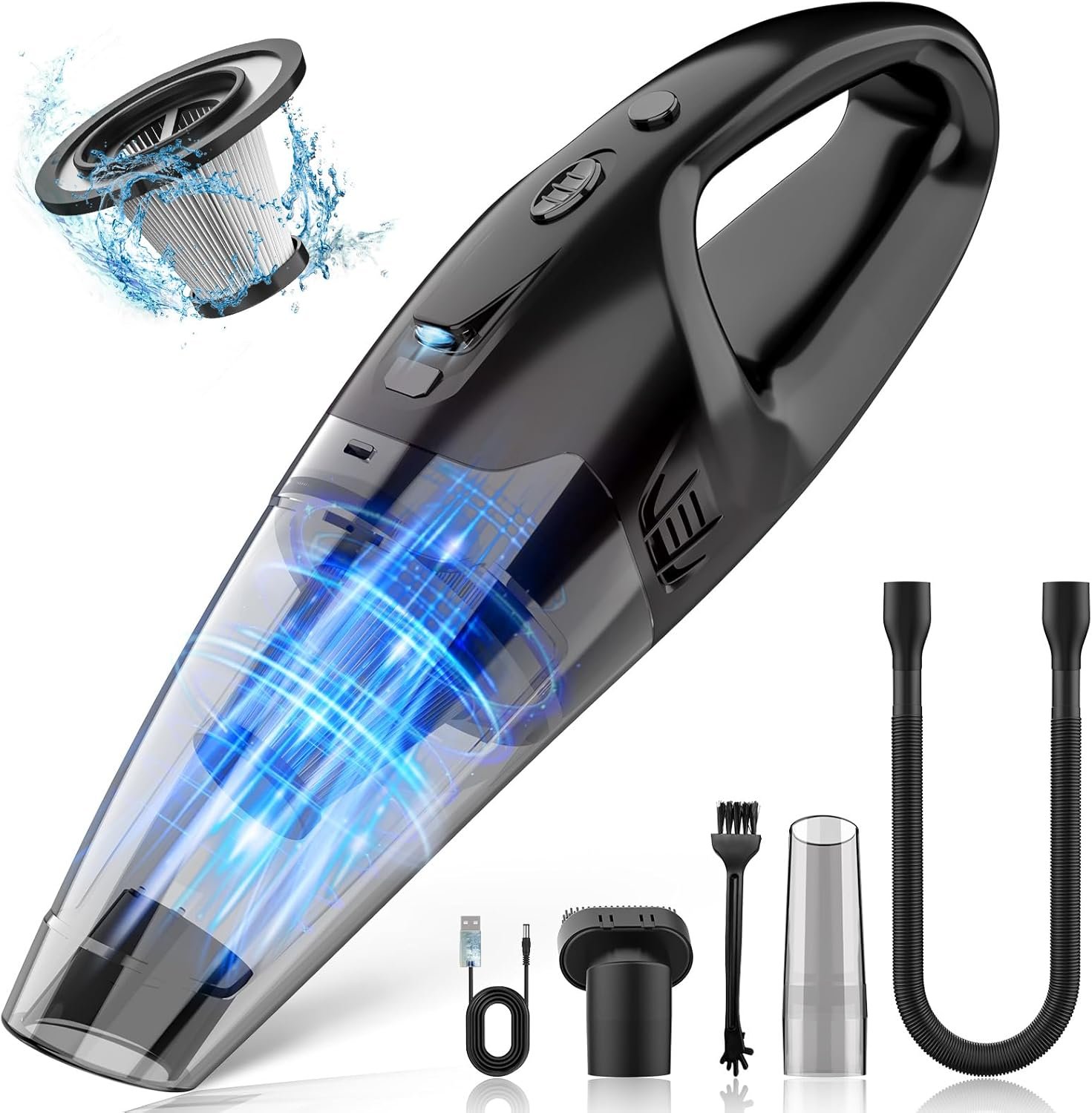 The Ultimate Cordless Handheld Vacuum: Perfect for Cars, Homes & Pet Owners!