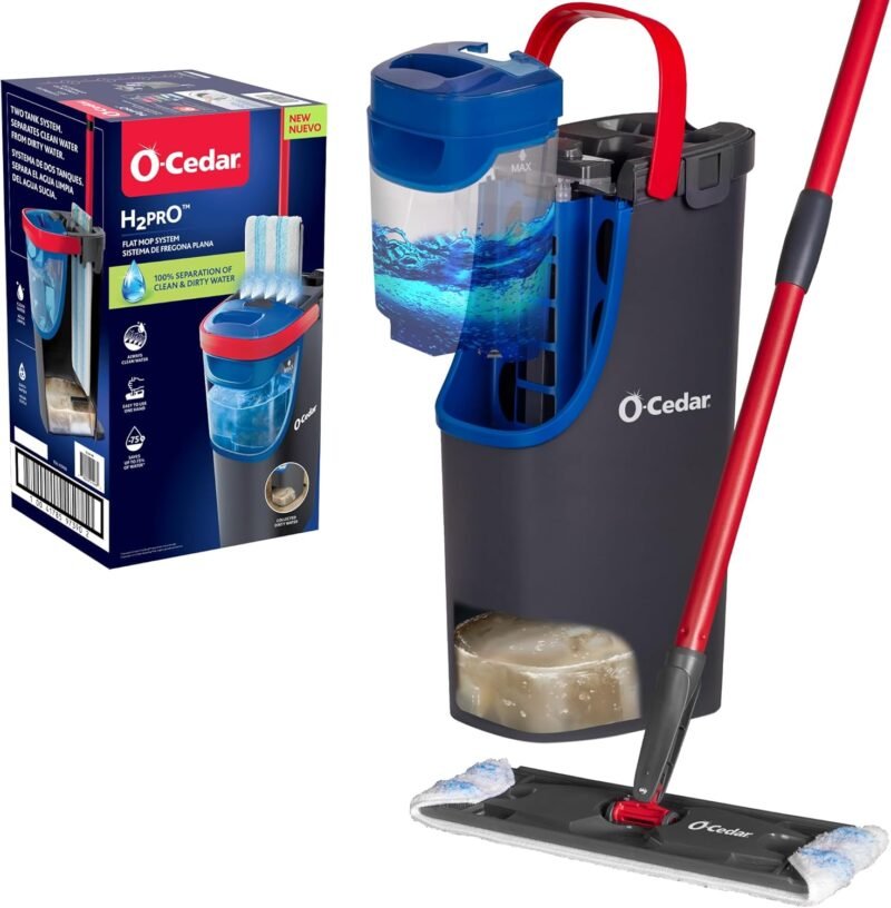 The Ultimate O-Cedar H2prO Flat Mop System: A Game Changer for Quick & Easy Cleaning!