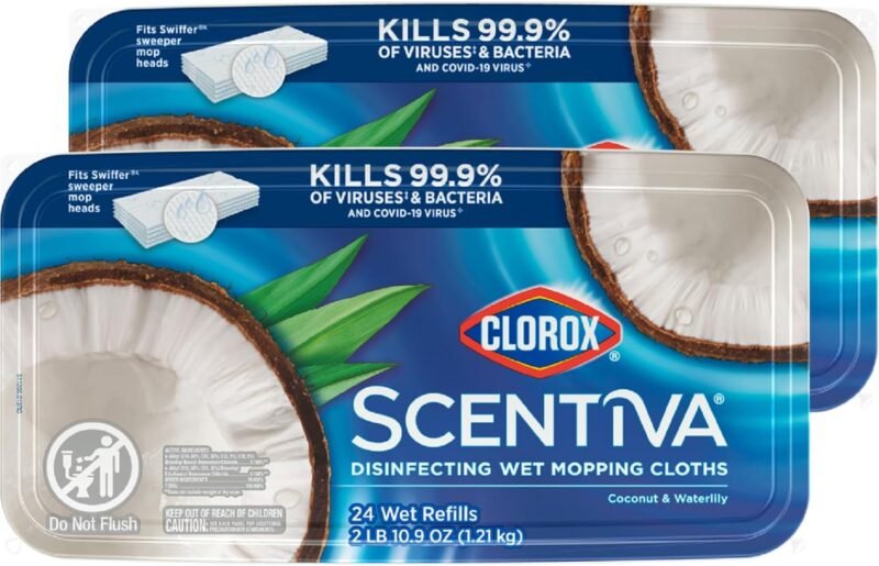 Transform Your Clean with Clorox Scentiva: Disinfecting Mop Pads That Refresh & Shine!