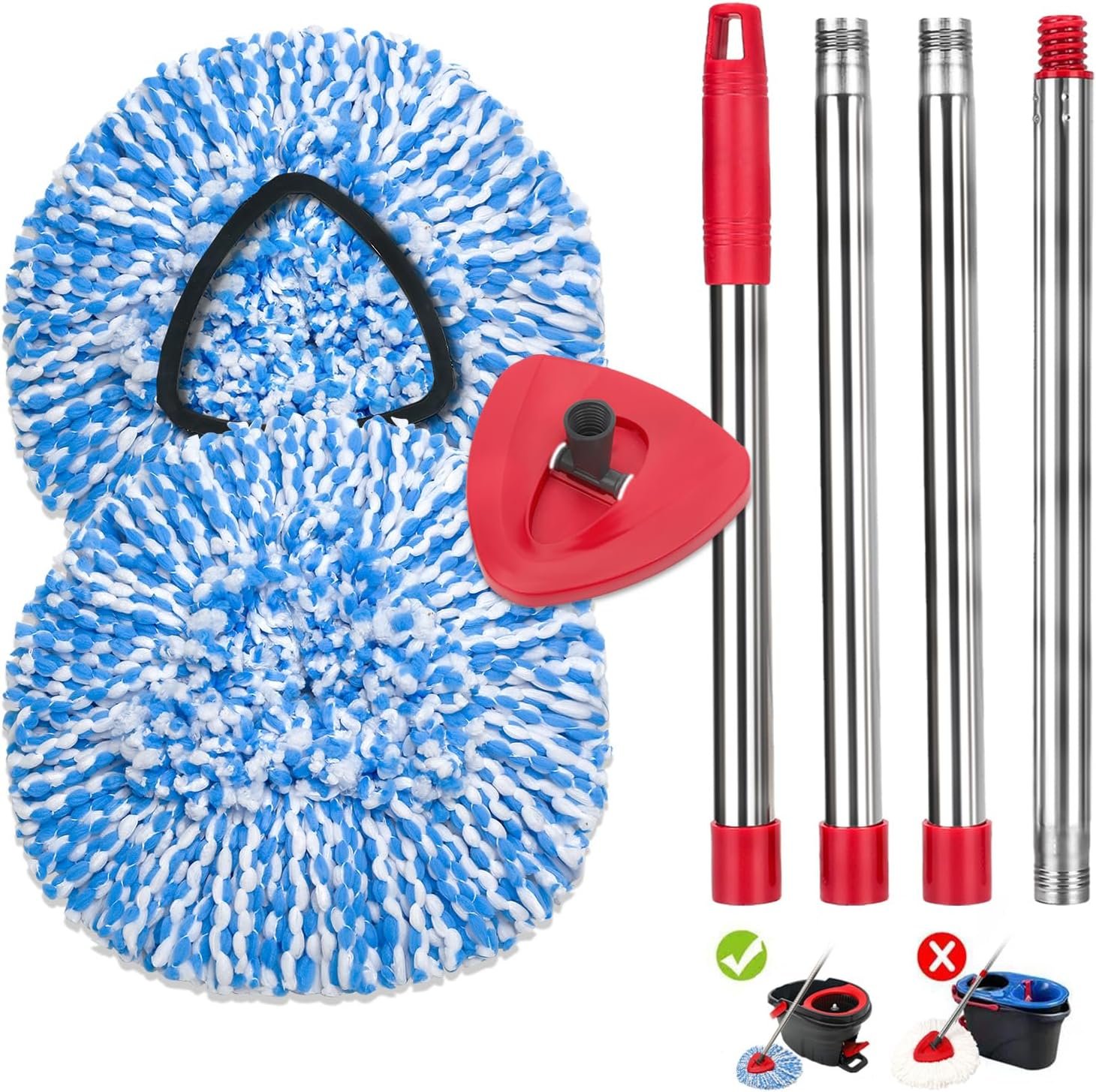 Transform Your Cleaning: Review of Oceda Spin Mop Replacement Heads