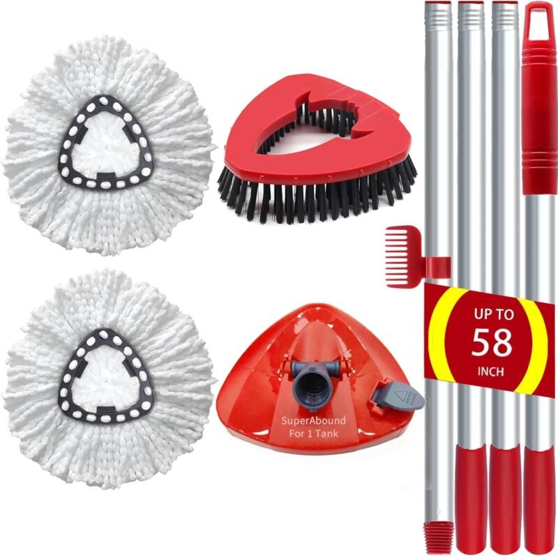 Transform Your Cleaning: Review of the Upgraded Spin Mop Replacement Heads & Combo Set