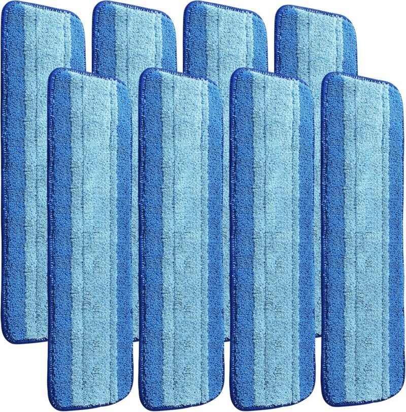 Transform Your Cleaning Routine: 8 Pack Microfiber Pads for Bona Mops