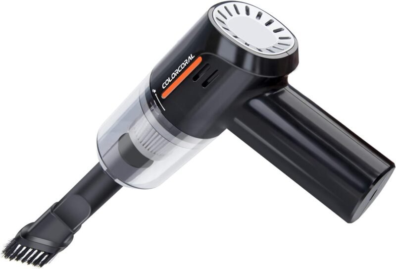 Transform Your Cleaning Routine: COLORCORAL Rechargeable Mini Vacuum Review