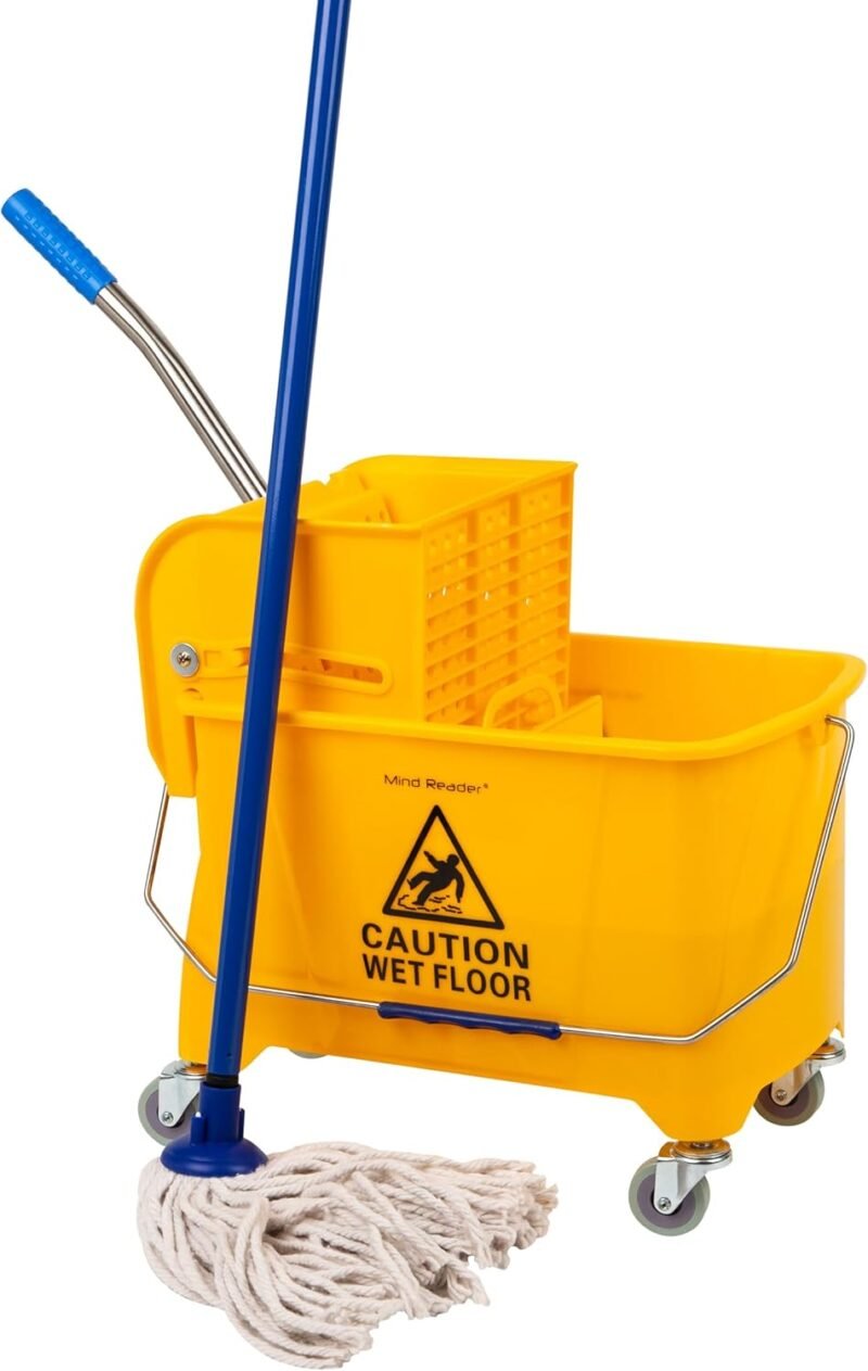 Transform Your Cleaning Routine: Mind Reader Mop Bucket with Wringer Review
