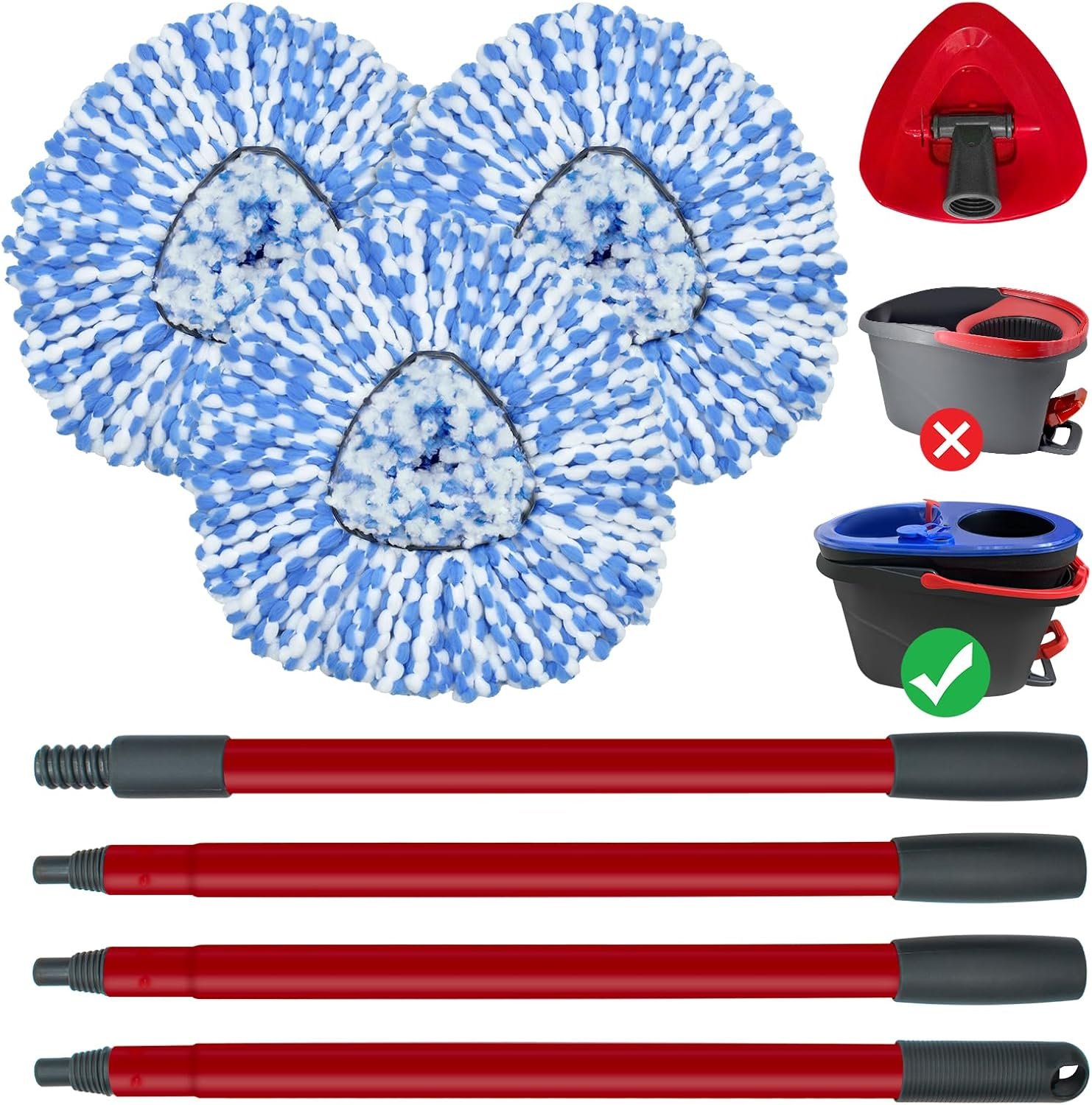 Transform Your Cleaning Routine: The Ultimate Spin Mop Replacement Set Review