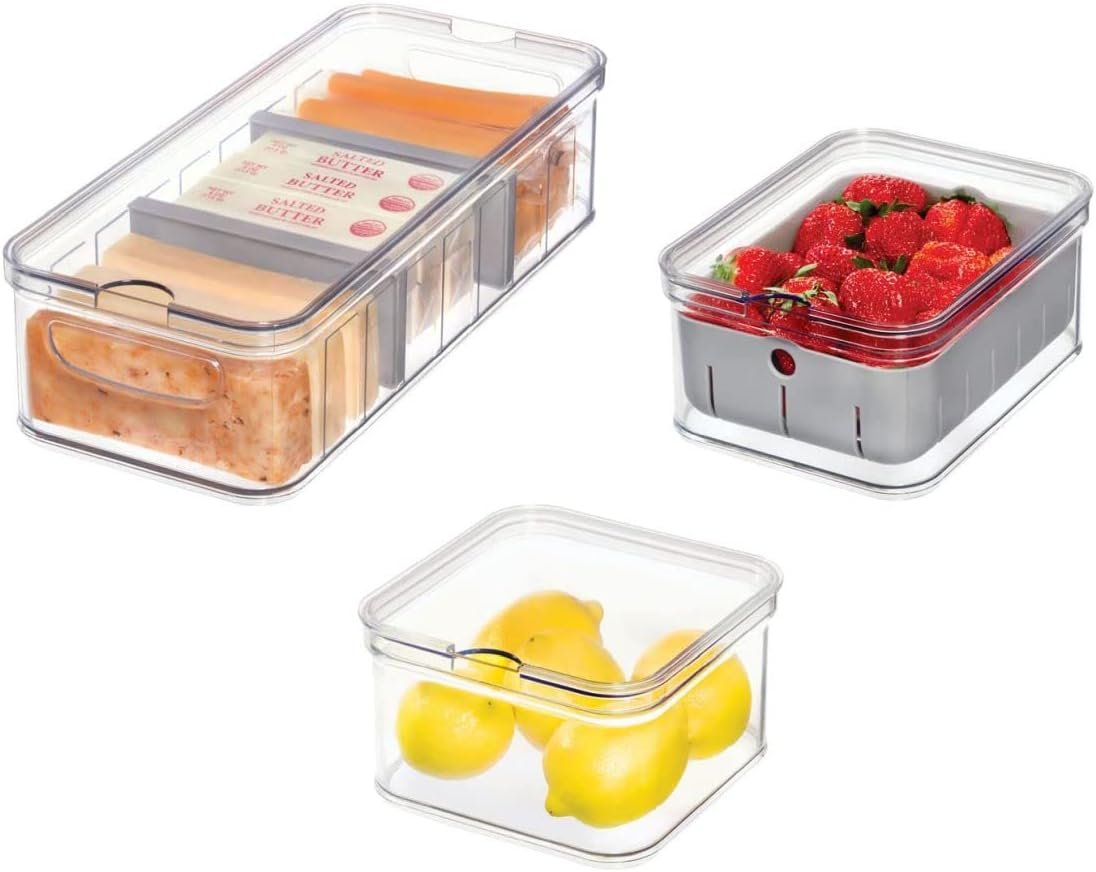 Transform Your Fridge: iDesign Crisp 3-Piece Recycled Plastic Organizer Set Review