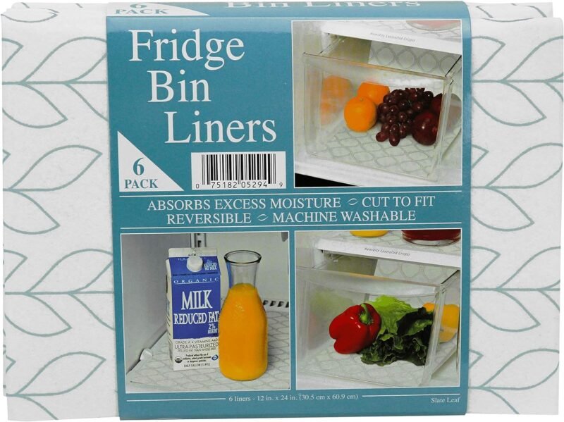 Transform Your Fridge: Review of Slate Leaf Print Absorbent Liners