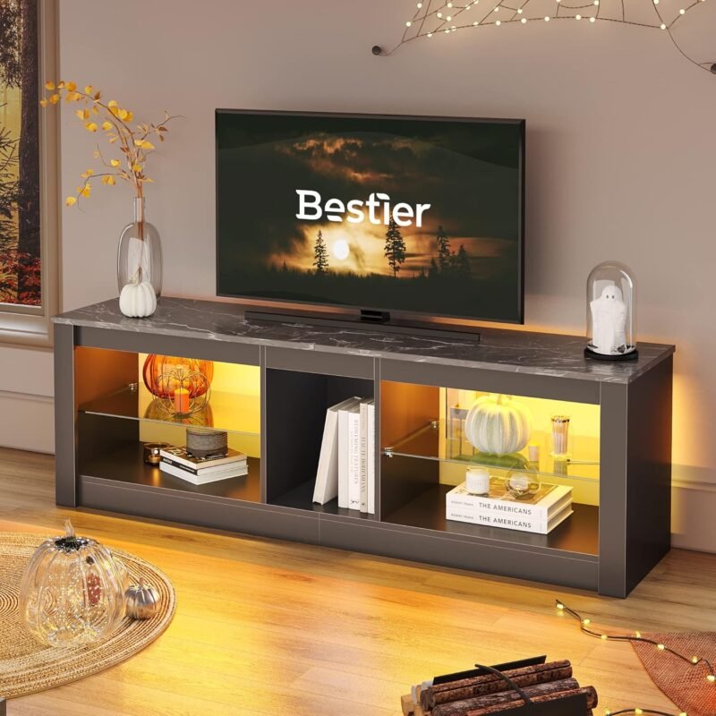 Transform Your Gaming Experience: Bestier LED Gaming TV Stand Review