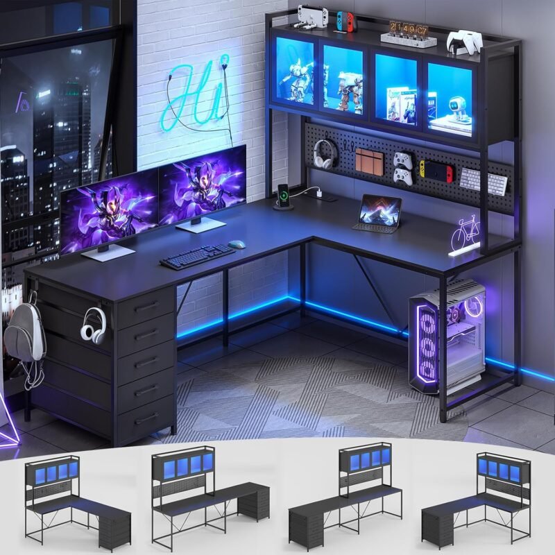 Transform Your Gaming Setup: The SEDETA L Shaped Desk Review