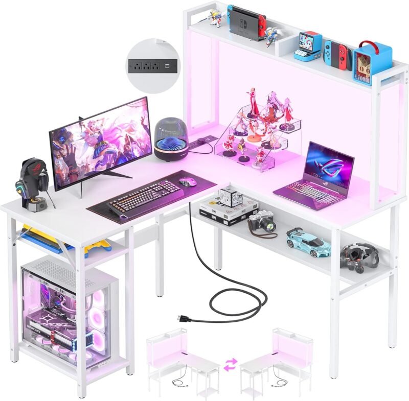Transform Your Gaming Space: Unikito L-Shaped Desk Review