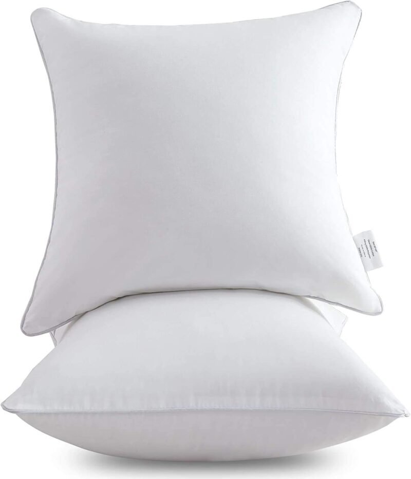 Transform Your Home with Leeden 20x20 Pillow Inserts: The Perfect Decorative Duo!
