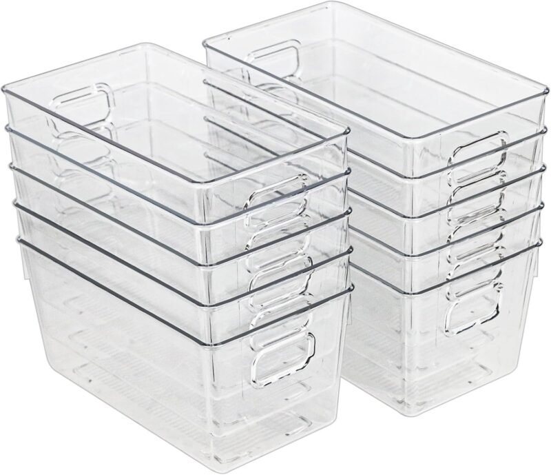 Transform Your Kitchen: 10 Pack Clear Storage Bins Review & Tips for Perfect Organization