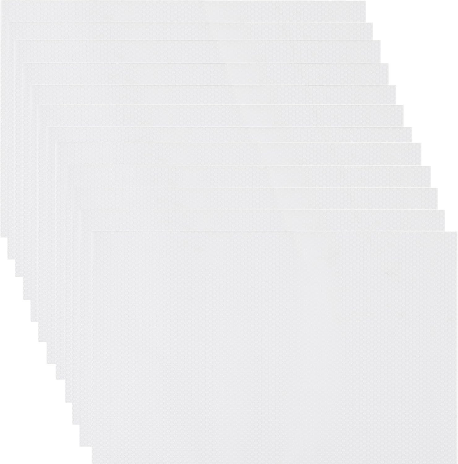 Transform Your Kitchen: 12 PCS Clear Refrigerator Liners for a Spotless Fridge