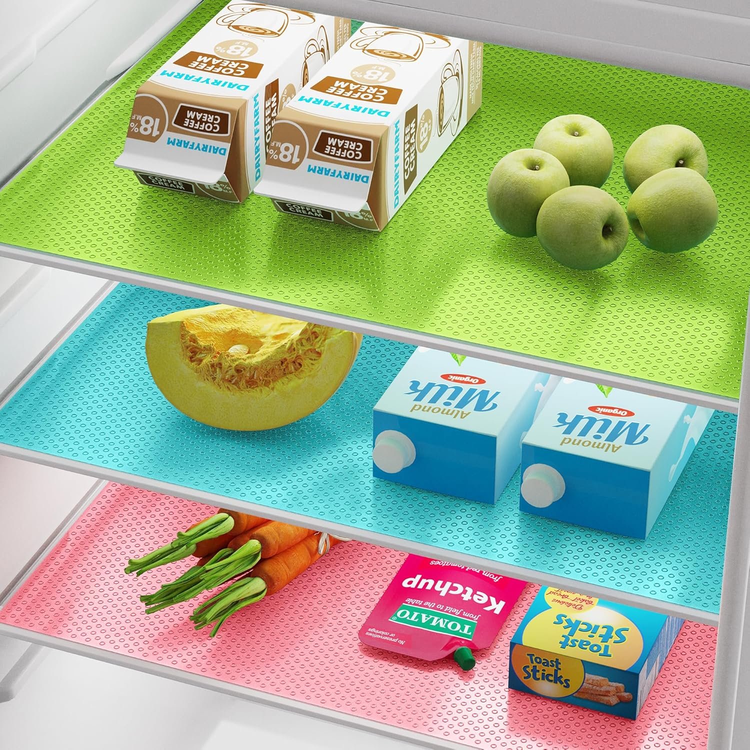 Transform Your Kitchen: 12 Pcs Washable Refrigerator Liners Review!
