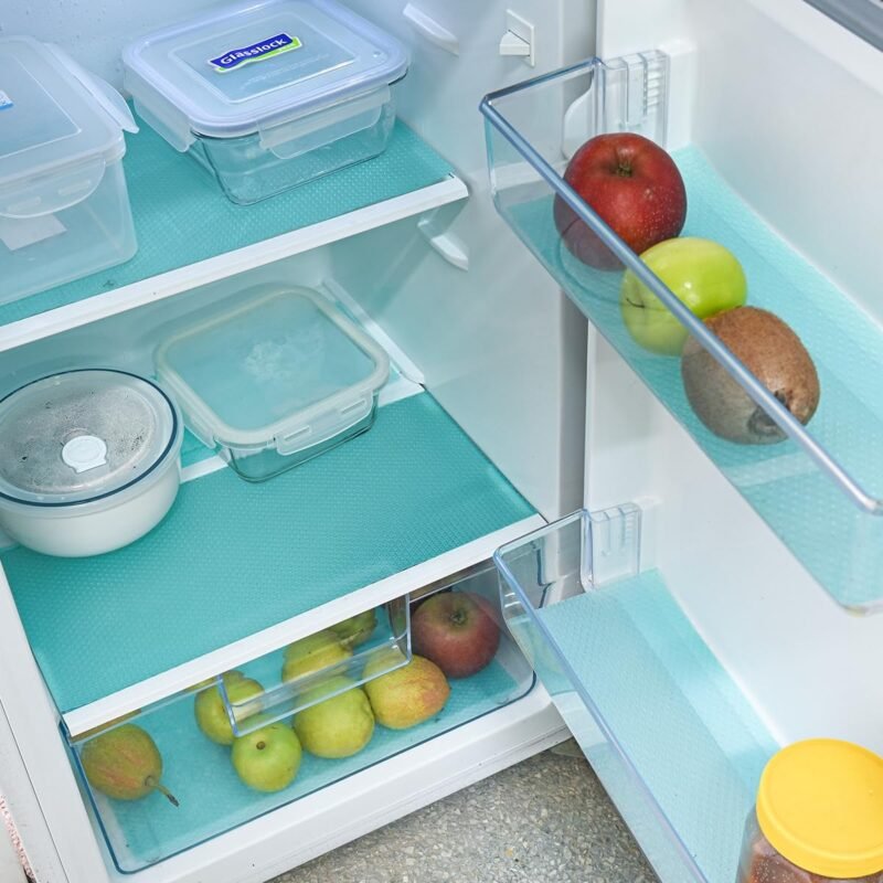 Transform Your Kitchen: 12Pcs Washable Refrigerator Shelf Liners Review