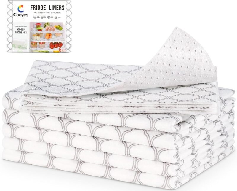 Transform Your Kitchen: Cooyes Non-Slip Refrigerator Liners Review