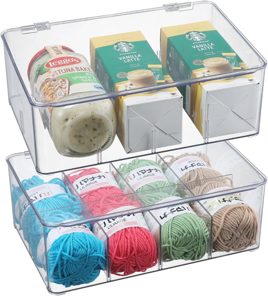 Transform Your Kitchen: The Ultimate Clear Fridge Organizer Bins for Perfect Pantry Storage!