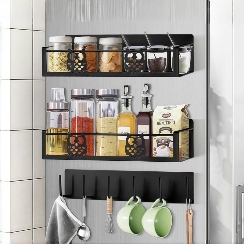 Transform Your Kitchen: The Ultimate Magnetic Spice Rack for Refrigerators