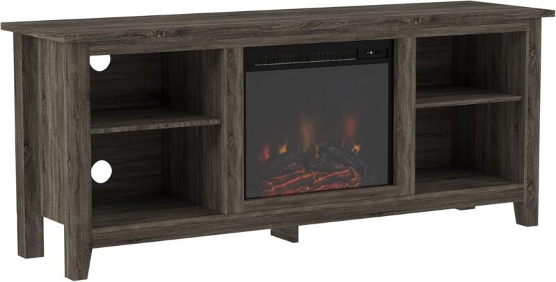 Transform Your Living Room with the Walker Edison Wren Classic Fireplace TV Stand