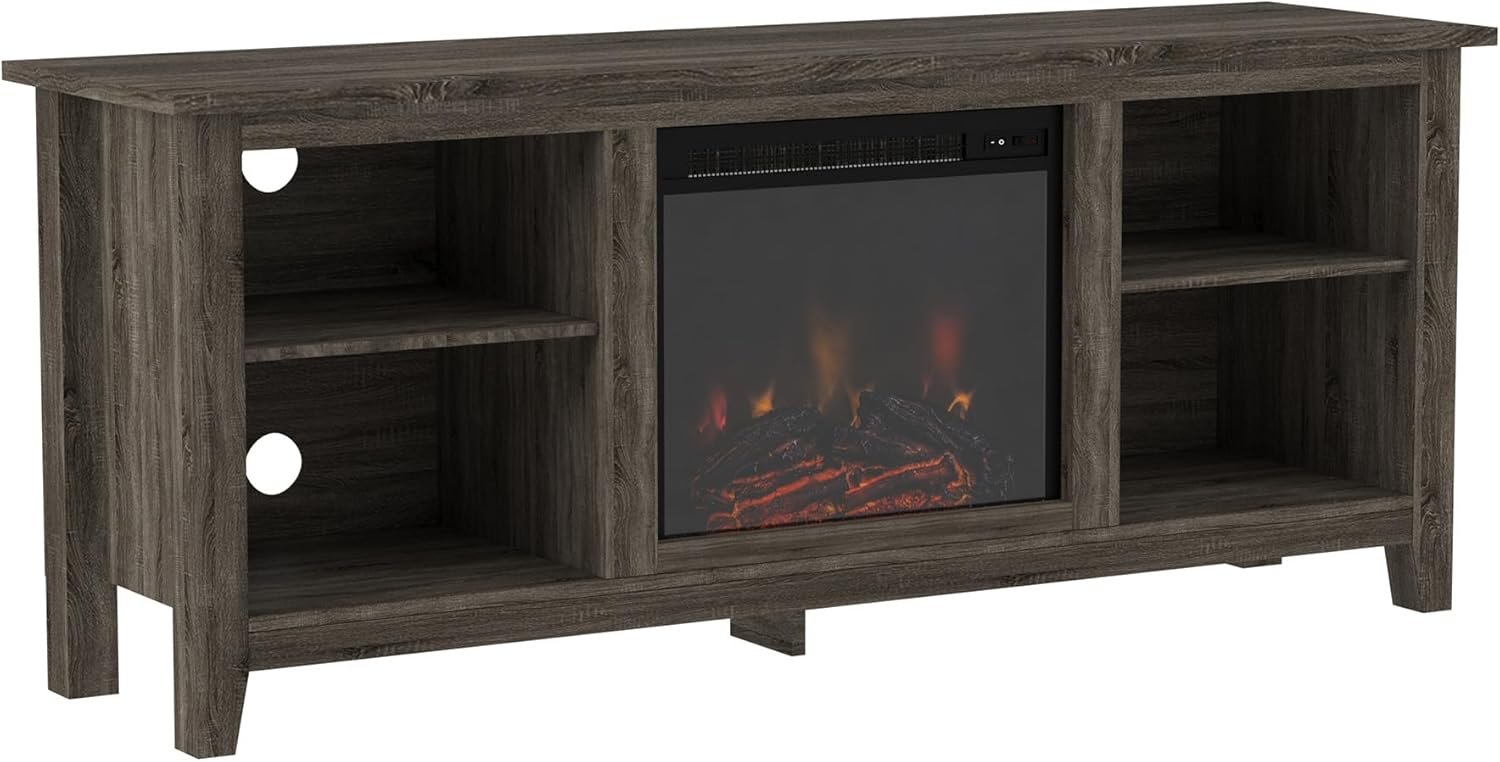 Transform Your Living Room with the Walker Edison Wren Classic Fireplace TV Stand
