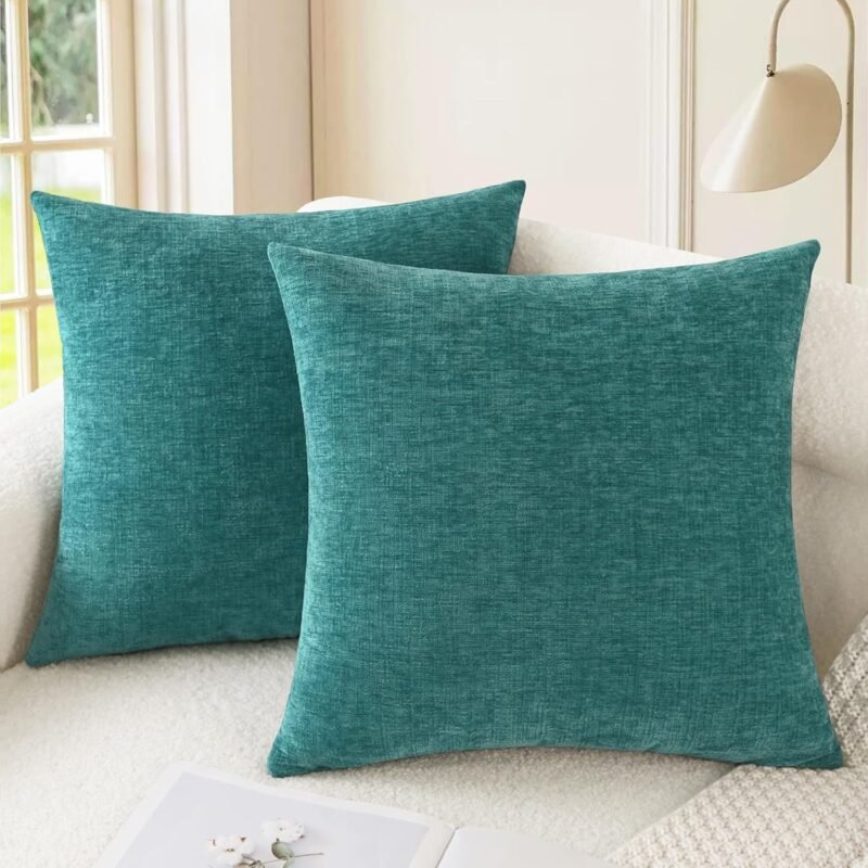 Transform Your Living Space: CaliTime Cozy Chenille Pillow Covers Review