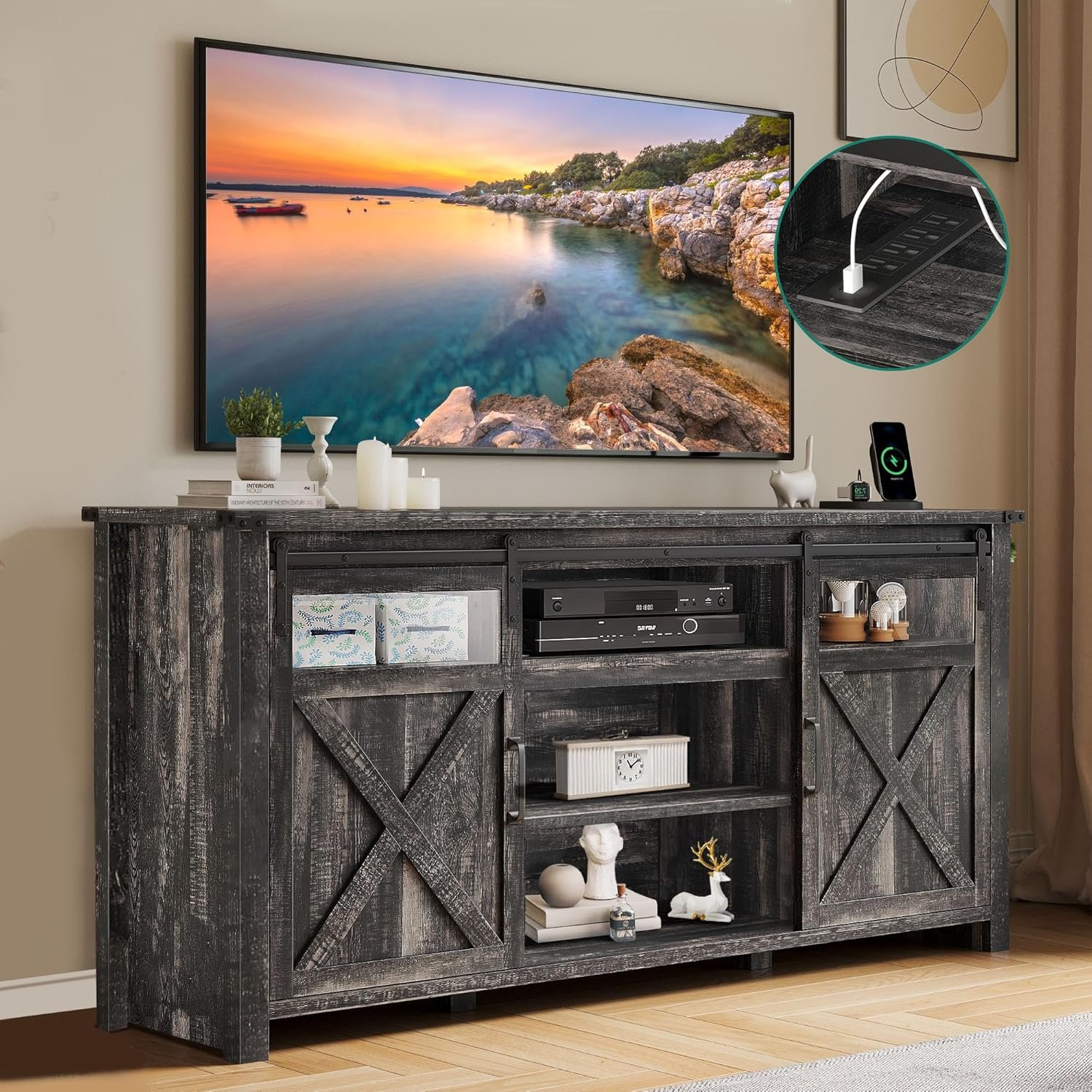 Transform Your Living Space: DWVO Farmhouse TV Stand Review