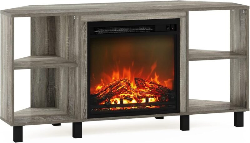 Transform Your Living Space: Review of the Furinno Jensen Corner Fireplace TV Stand