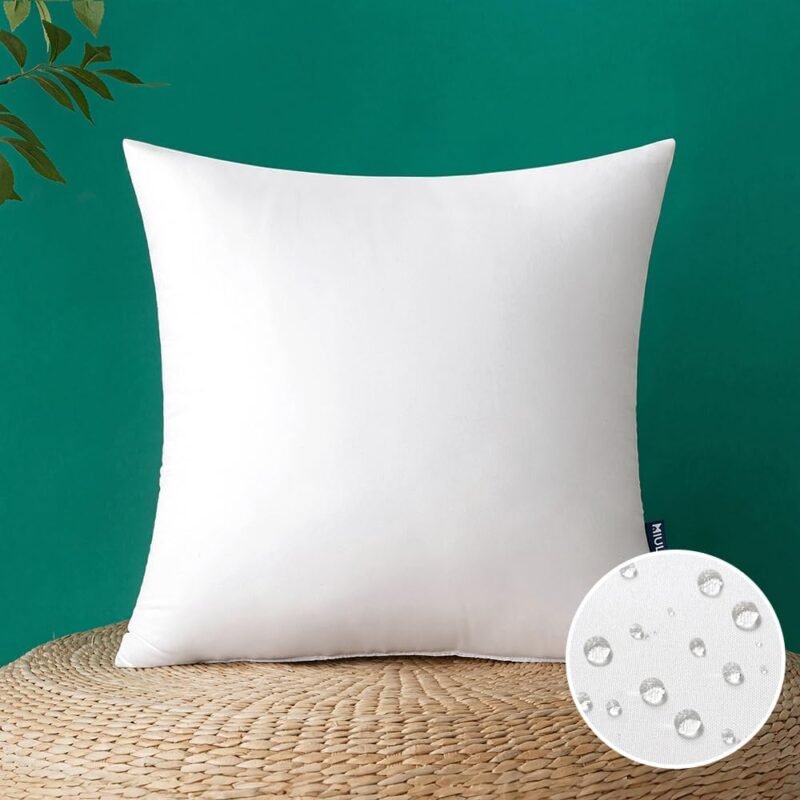 Transform Your Patio with MIULEE Waterproof Pillow Inserts: A Must-Have for Comfort and Style!