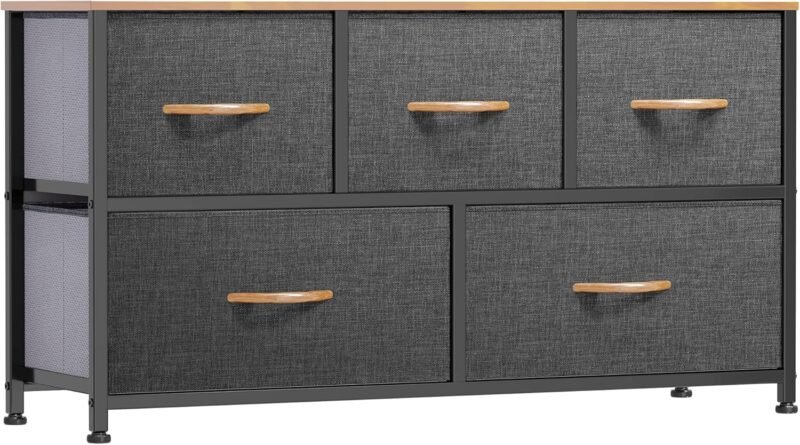 Transform Your Space: A Review of the DWVO Dresser TV Stand in Dull Grey