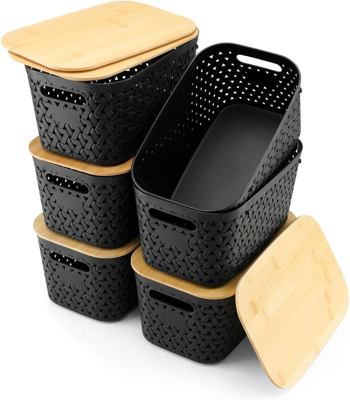 Transform Your Space: AREYZIN Storage Bins with Bamboo Lids Reviewed!