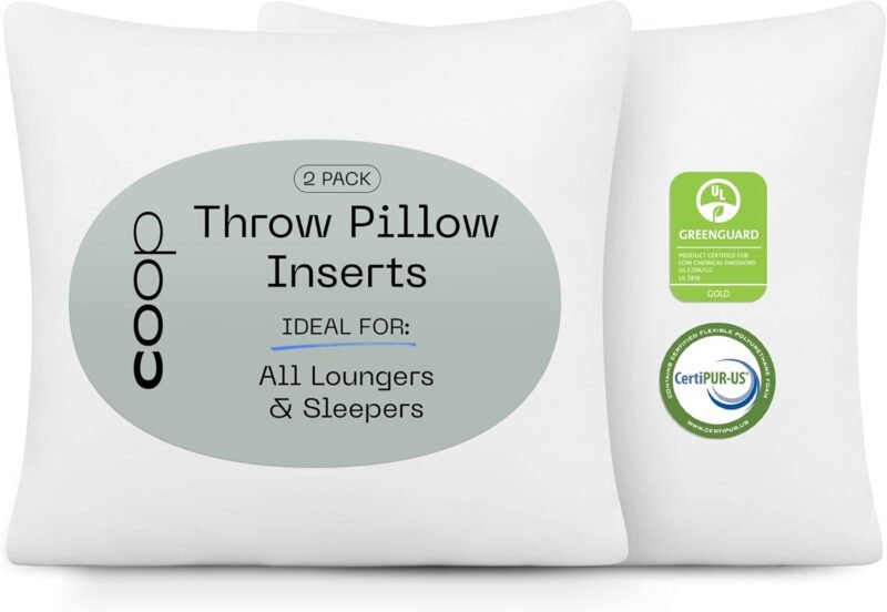 Transform Your Space: Coop Home Goods Adjustable Throw Pillow Inserts Review