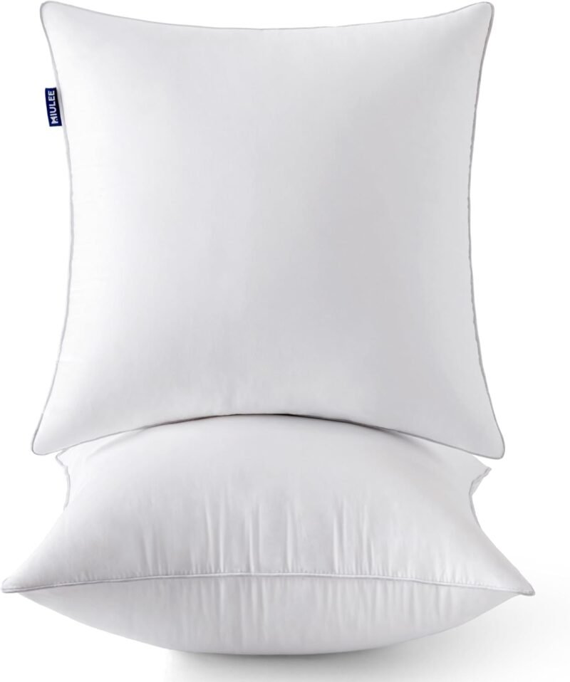 Transform Your Space: MIULEE 20x20 Pillow Inserts Review