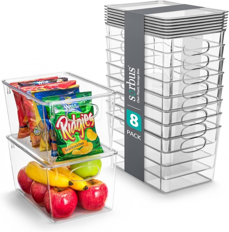 Transform Your Space: Review of Sorbus Large Plastic Storage Bins for Ultimate Organization