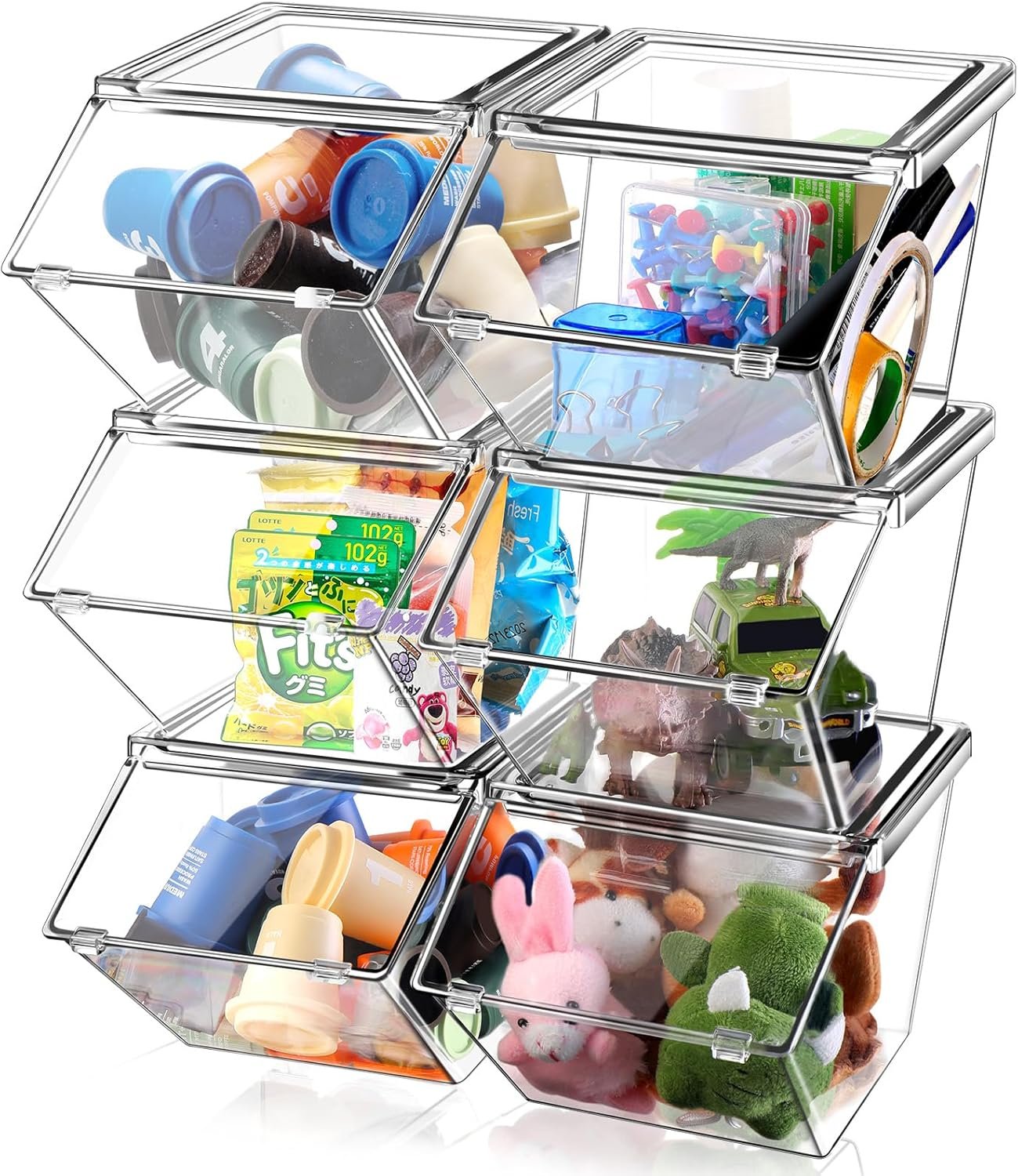 Transform Your Space: Review of Yerliker Clear Plastic Storage Bins for Ultimate Organization